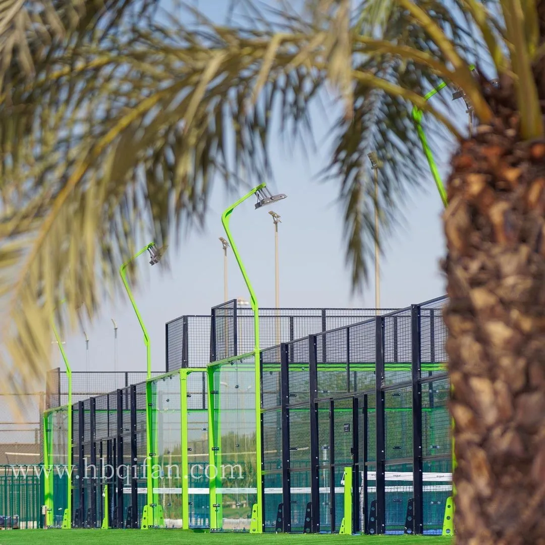 Gold Supplier Customized Outdoor Indoor Panoramic Abs Frame Paddle Tennis Courts Pistas De Padel