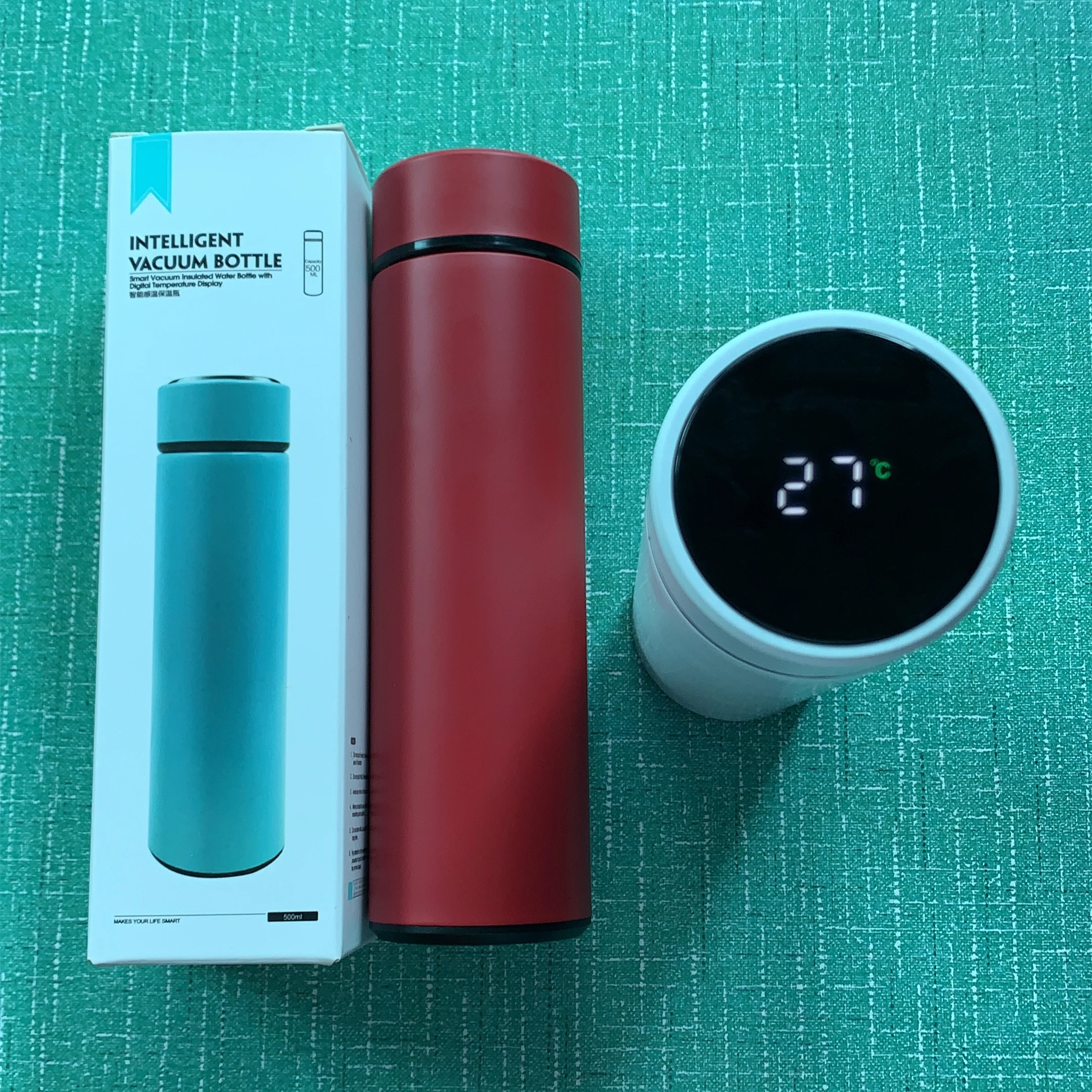 
Hot Sale Promotion Custom Stainless Steel Thermal Insulation Vacuum Flasks Smart Water Bottle With Led Temperature Display 