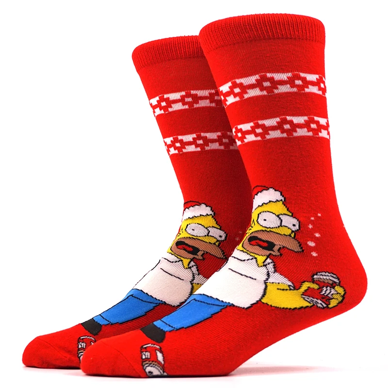 2023 custom oem Anime Men knitted Socks Women cotton Cosplay Character Calcetines Adult Unisex cartoon Hip Hop Happy Funny Socks