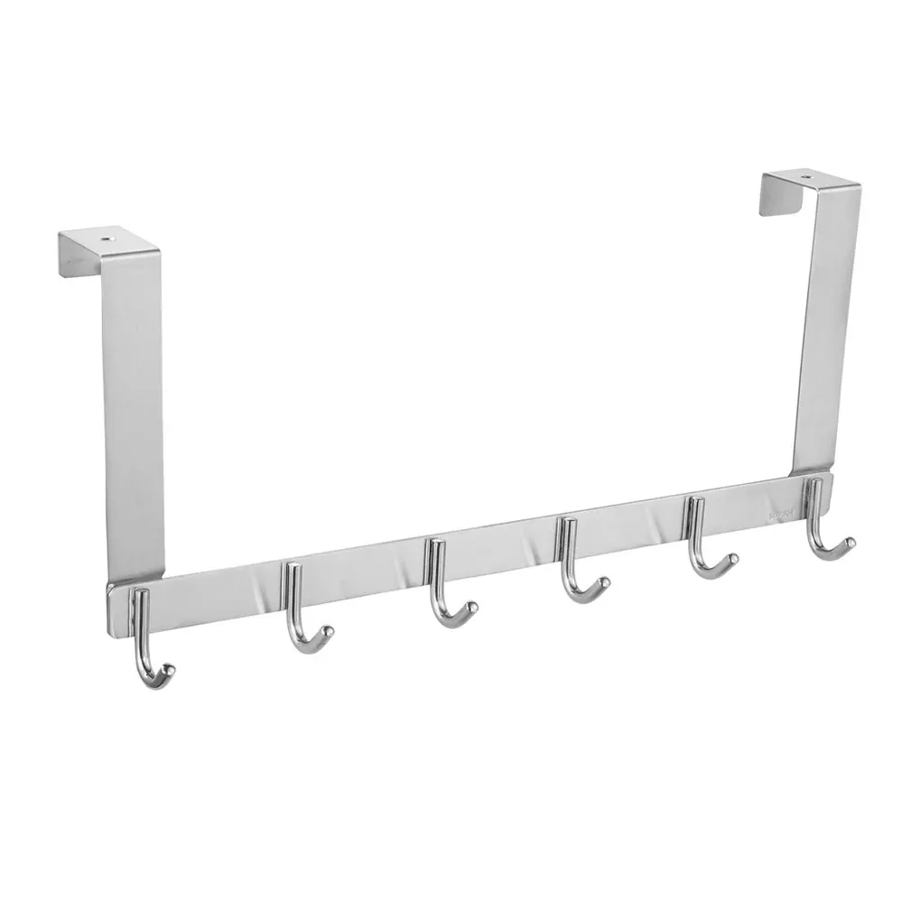 Amazon Hot Selling Robe Hook Rack Stainless Steel Heavy Duty Over Door Hook Rails
