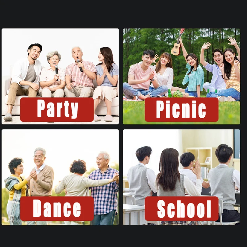 Wholesale Usb Condenser Mic Set Microphone Wireless Wifi Mini Sound Portable Speaker Karaoke Player