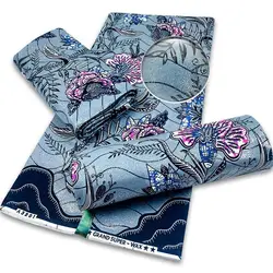 popular design Gold Grand wax 100% cotton Exclusive super nice quality african wax gold senior holland wax