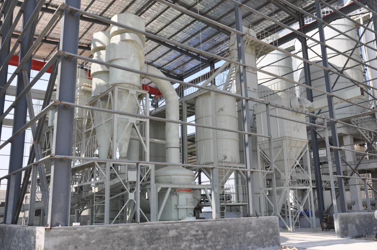 Линия по производству натурального гипсового порошка шлифовальная мельница