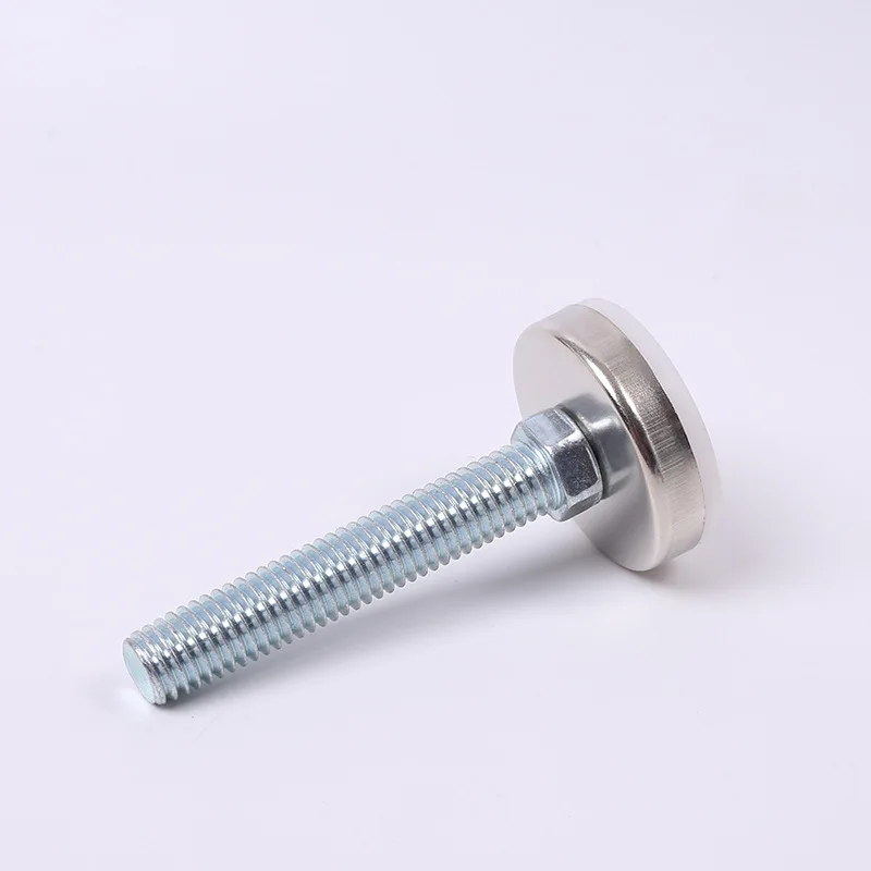 Base 25mm M8  Leveling Feet Kitchen Cabinet PP Height Black  Plastic Swivel coffee table foot furniture legs