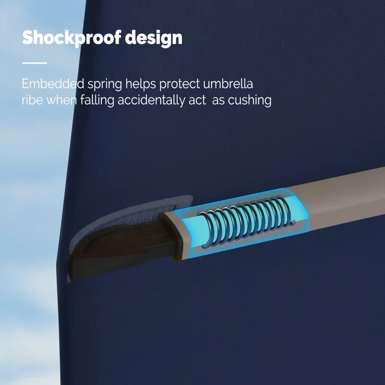 Hot Sale  Garden Outdoor Sun Umbrella Courtyard Villa Garden Terrace Sun Umbrella, Commercial Stand Outdoor Rome Umbrella Logo