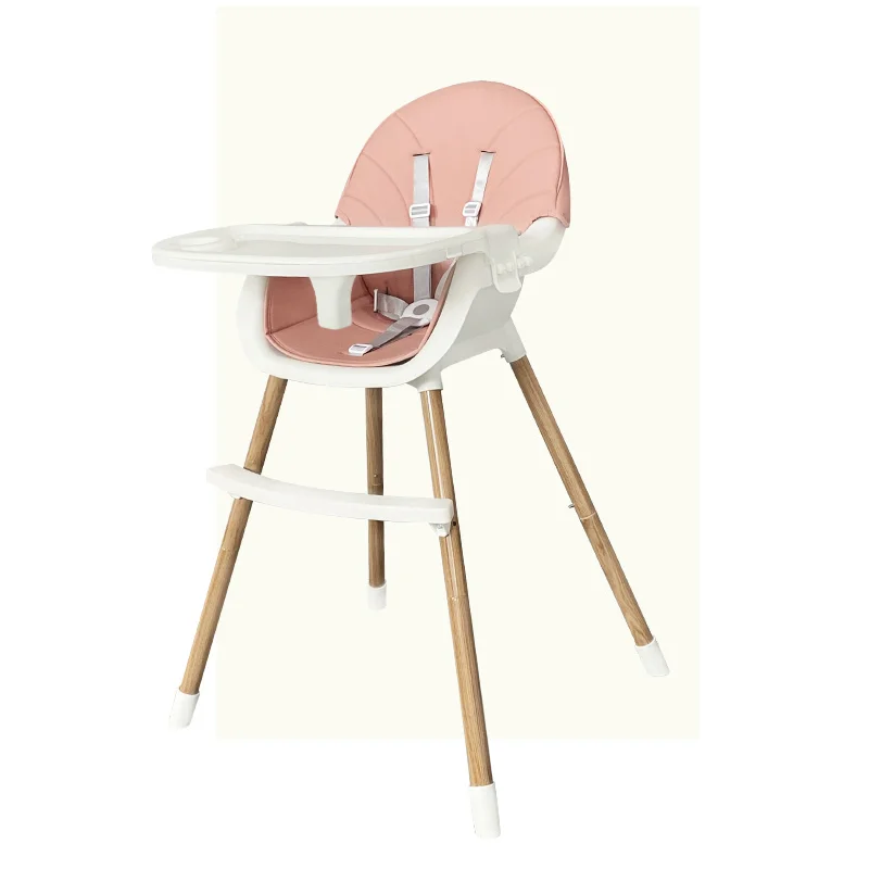 3 In 1 Baby High Chair Furniture Adjustable Baby Chair feeding wooden booster for babe eating feeding seat