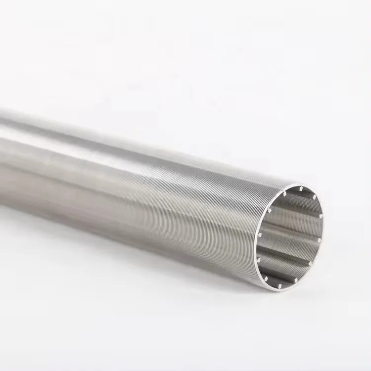 Customized 0.2 0.3 0.5 0.75mm slot 304SS wedge wire flat screen filter mesh