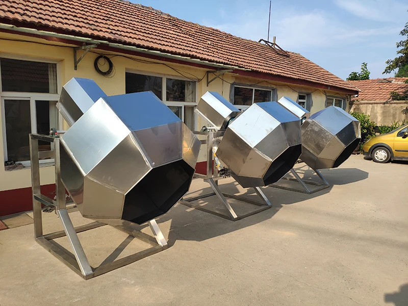 French fries octagonal food mixer