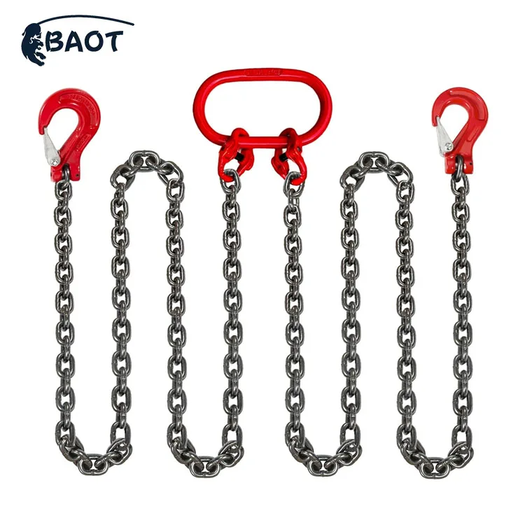 Baot Double Legs Construction Lifting Hardware Equipment Chain Rope Rigging Slings