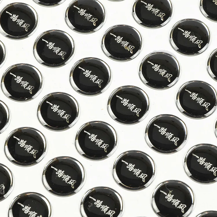 Низкая цена продаж 3d наклейка на заказ Печать этикеток эпоксидный куполообразный стикер 3d наклейки для детей