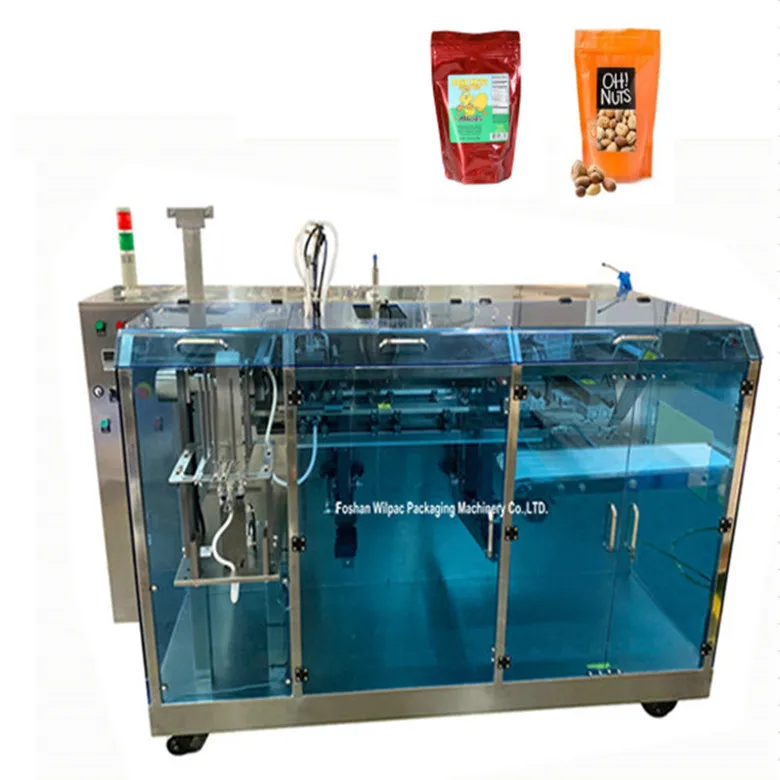 
 Chips packing machine plastic bag filling sealing Packing Machine four side sealed bag packing machine  