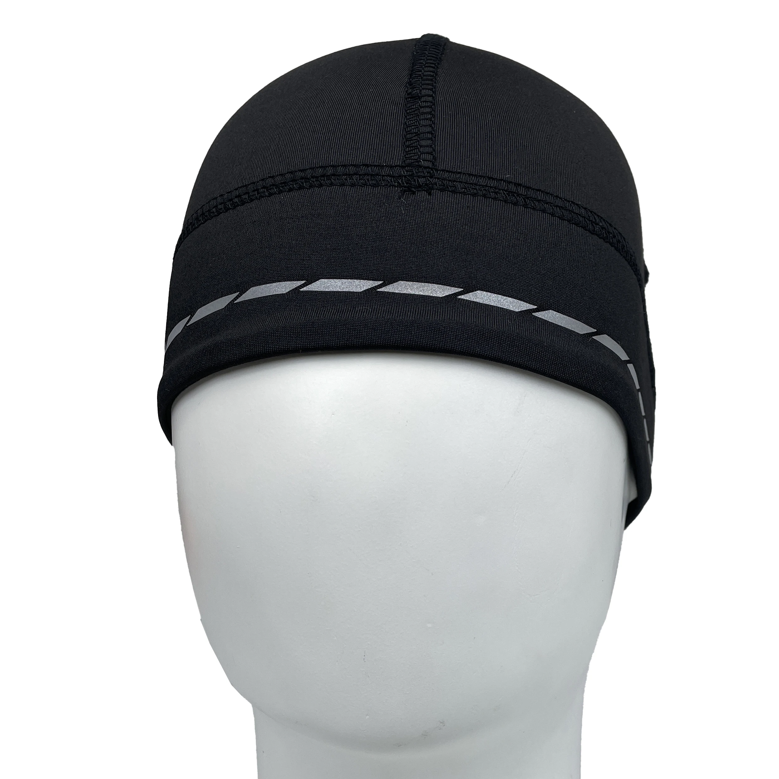 Running Hat Custom Skull Beanie Cap Reflective Soft Shell Cycling Bicycling Bike Beanie for Men Women polyester Helmet Liner Hat