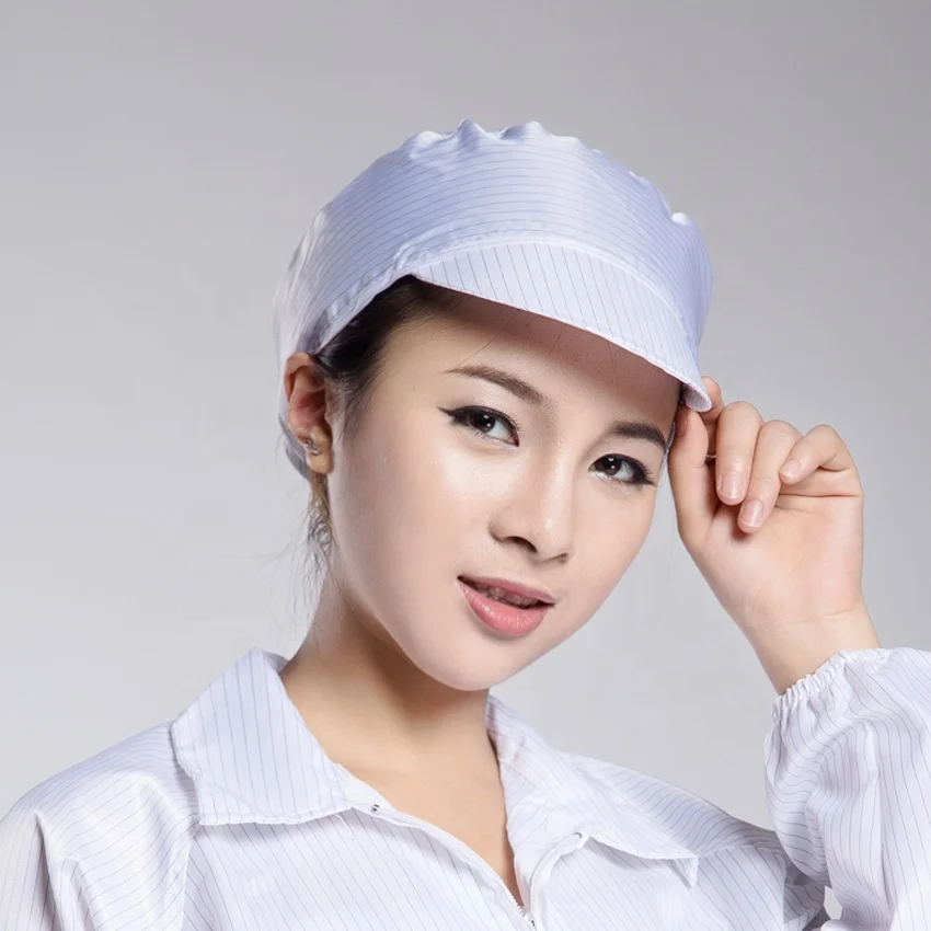 Factory Direct Sale High Quality Cleanroom Antistatic Hat ESD Cap Antistatic Hat Cleanroom Hat