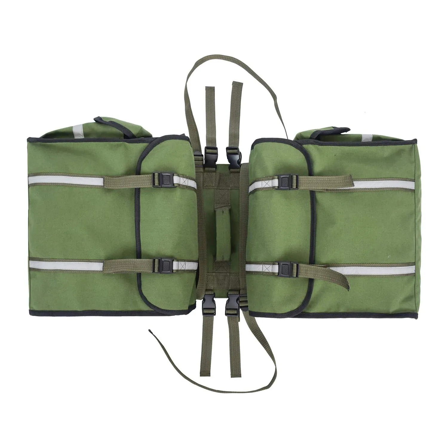 Factory Outlet Bike Transport Bag Army Green Bicycle Rear Seat Carrier Bag Water Resistant
