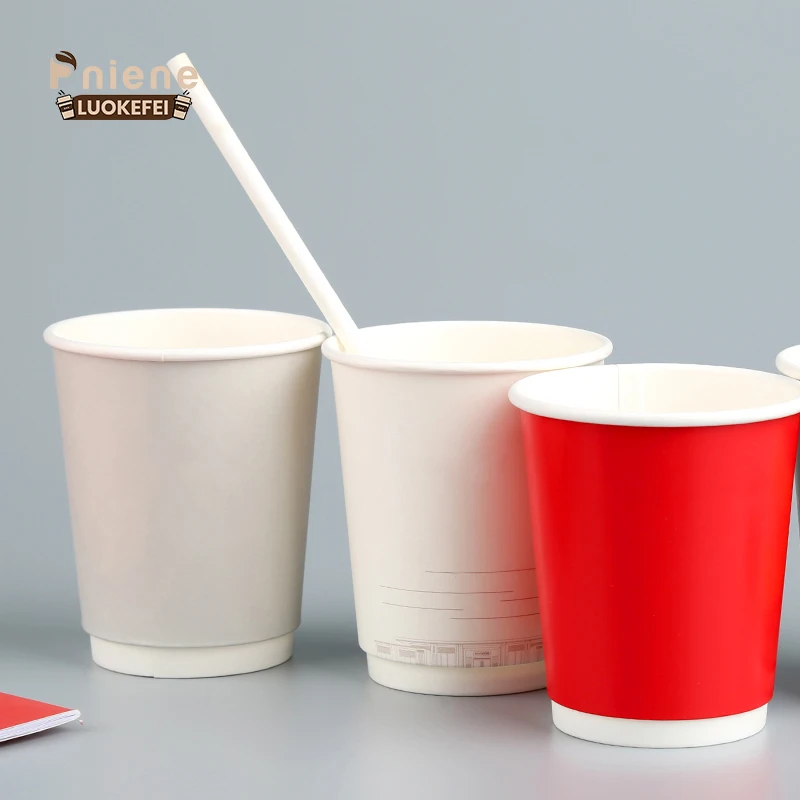 China suppliers Paper Coffee Cup double wall disposable glass custom printed carton paper cup