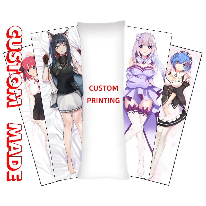 Naked Sexy Anime Girls Decorative Custom Body Pillow Case Print Bedroom Eco-friendly Cartoon Christmas Hospital Chinese New Year