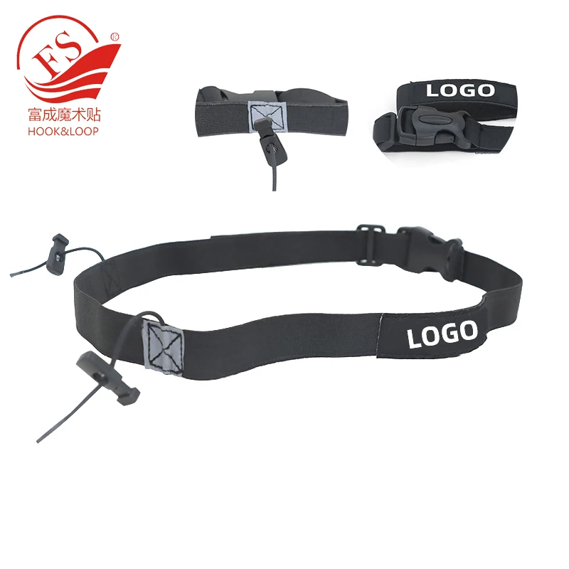 Wholesales Price Triathlon Marathon Bibs Harness Racing Running Number Elastic Belt With  Logo
