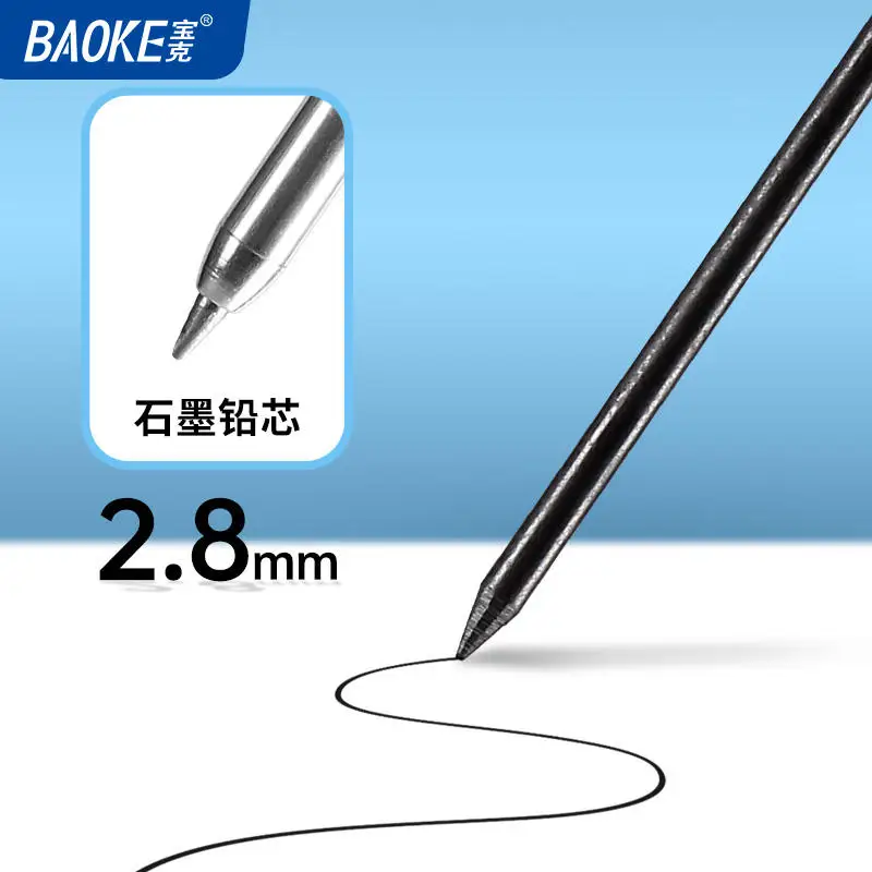 Mechanical Pencils Wood Flooring Marker Drawing Woodworking Solid Carpenter Pencil Replace Core