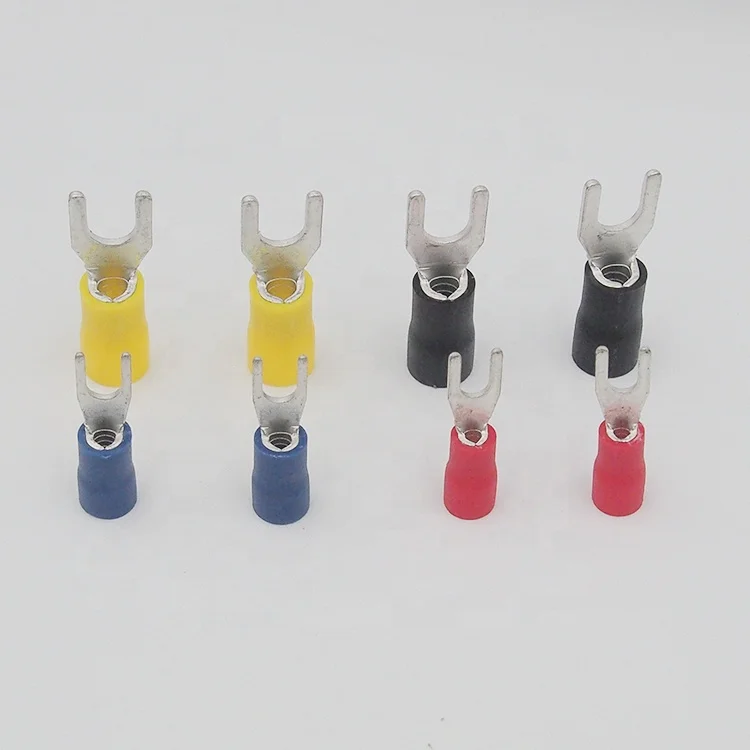 Cold-pressed end fork-shaped pre-insulated end U-shaped cold-pressed terminal Y-shaped cold-pressed wiring