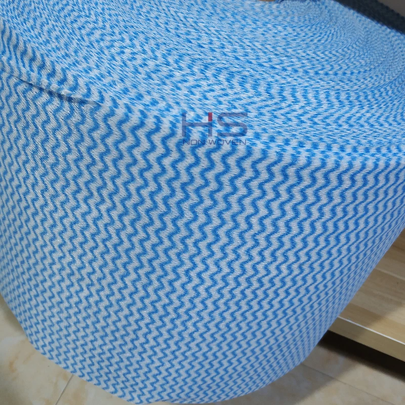 Spunlace Non woven Disposable Multi Use Cleaning Wipes Roll