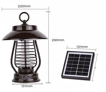 
Rechargeable mosquito zapper anti mosquito lamp solar UV zapper led light 
