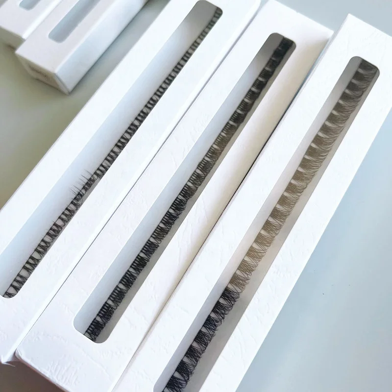 Wholesale Diy Lash Extensions tresluce vegan Cluster Natural False Eye lashes Wispy Fluffy Segmented Cluster Lash Bond And Seal