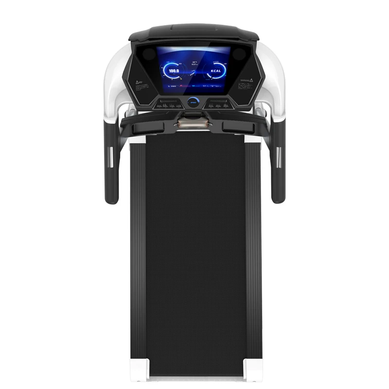 
EQI Folding Treadmill Electric Running Exercise Machine with Safe Handlebar and LCD Display Easy Control Fitness Home Gym 