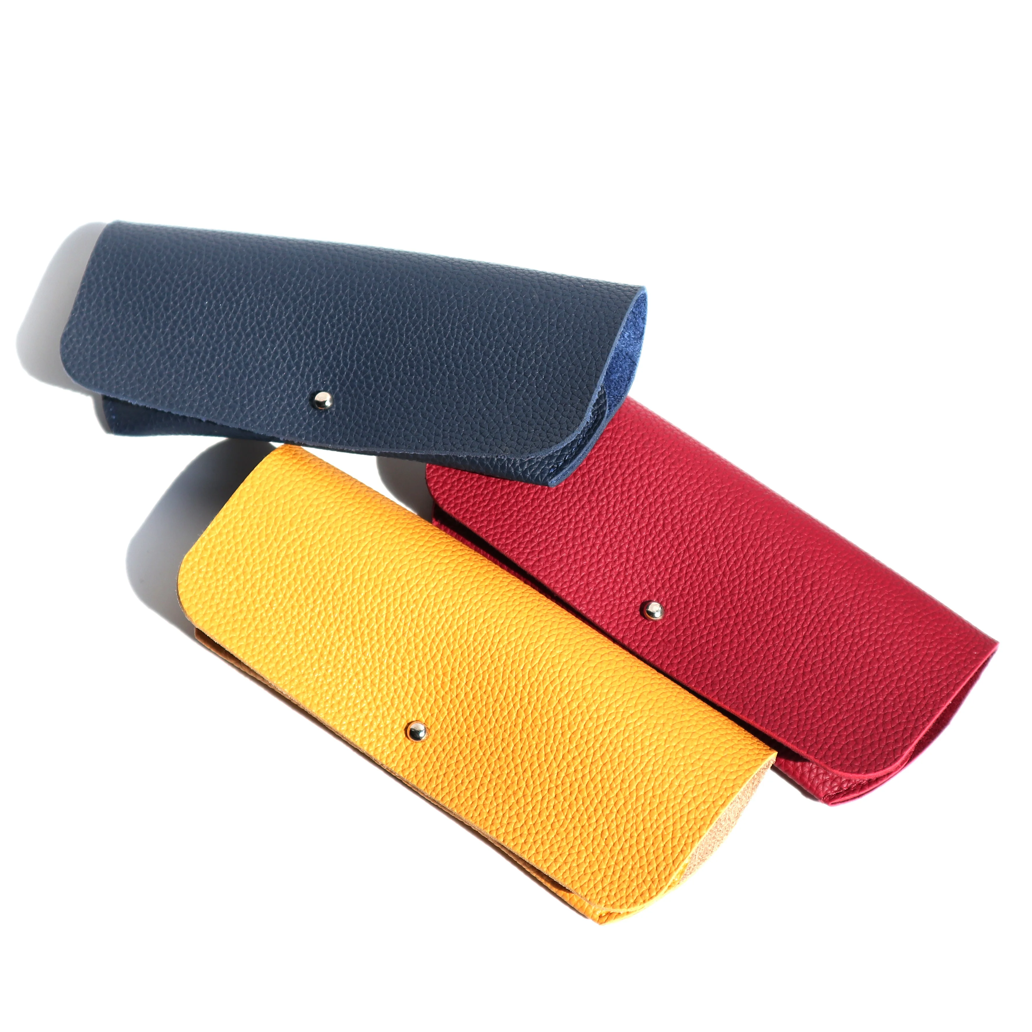 Wholesale Cheap Case for Glasses Small Blue Light Glasses Case Leather Soft Eye Glasses Case Custom Logo Spectacle Package