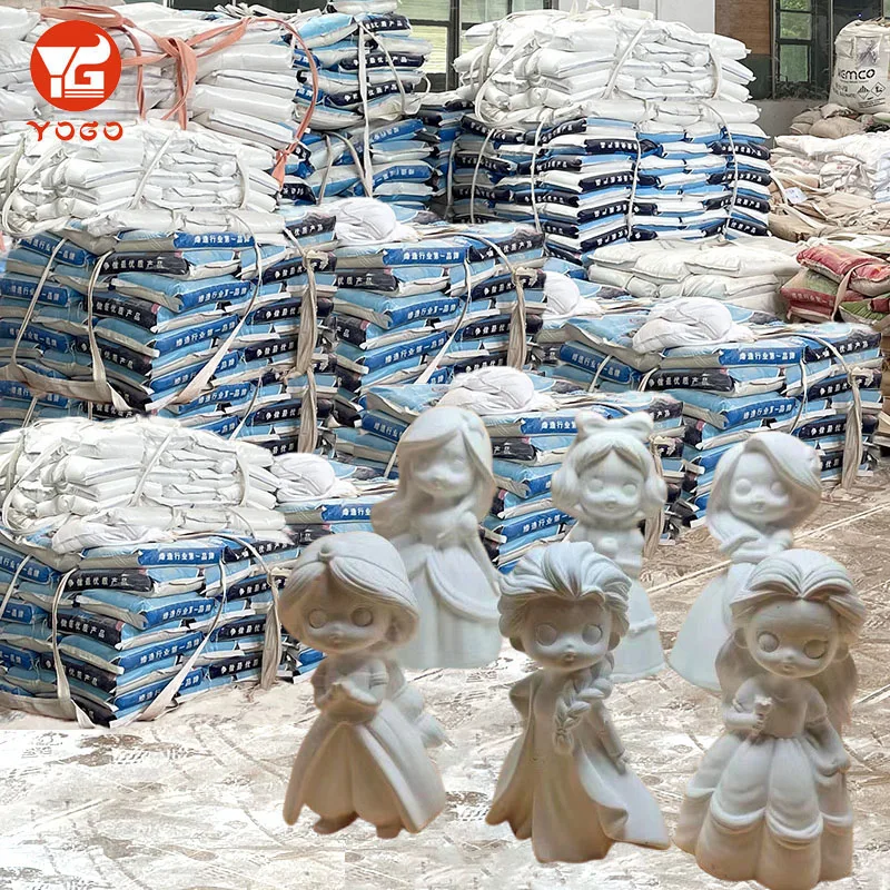 No Bubbles High White 95% Plaster Powder Painting Gypsum High Strength Gypsum Powder Plaster Of Paris
