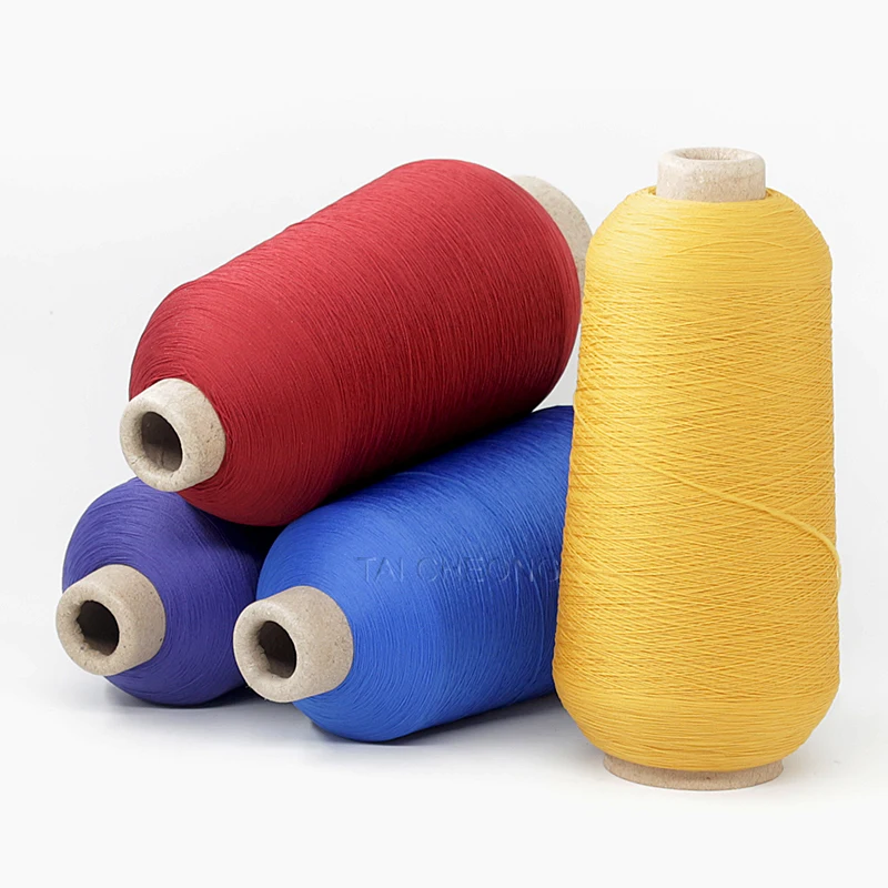 
viscose high tenacity nylon yarn pbt 6 pa6 44d 12f filament 70/24 acrylic mink polyester kota metallic stretch knitting bagie 