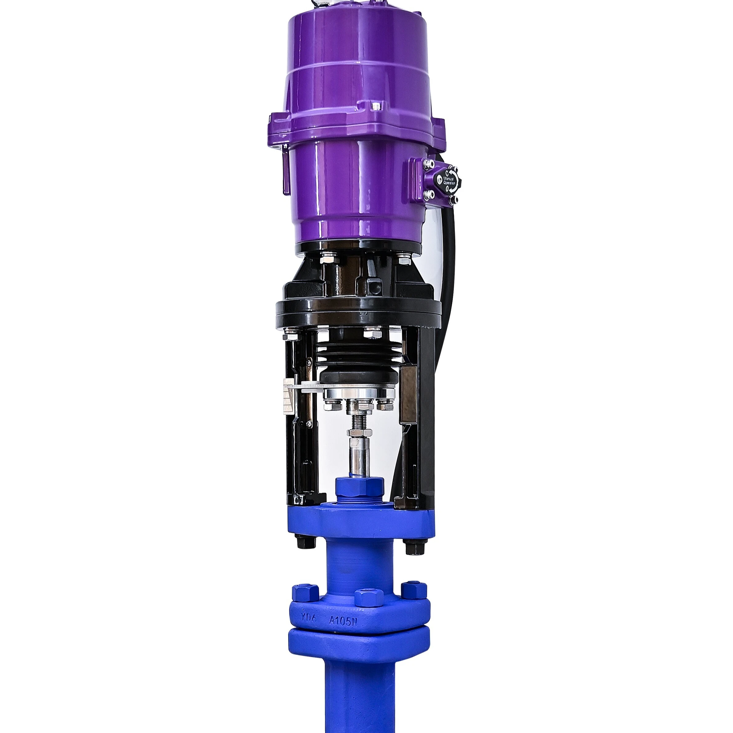 Factory new two-way bellows stop valve sealing vacuum electric high pressure regulating valve