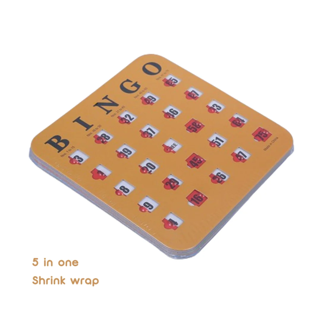 Bingo Paper Game Cards supplier manufacture Custom Bingo Game Sheets Intellectual indoor Board game for family kids