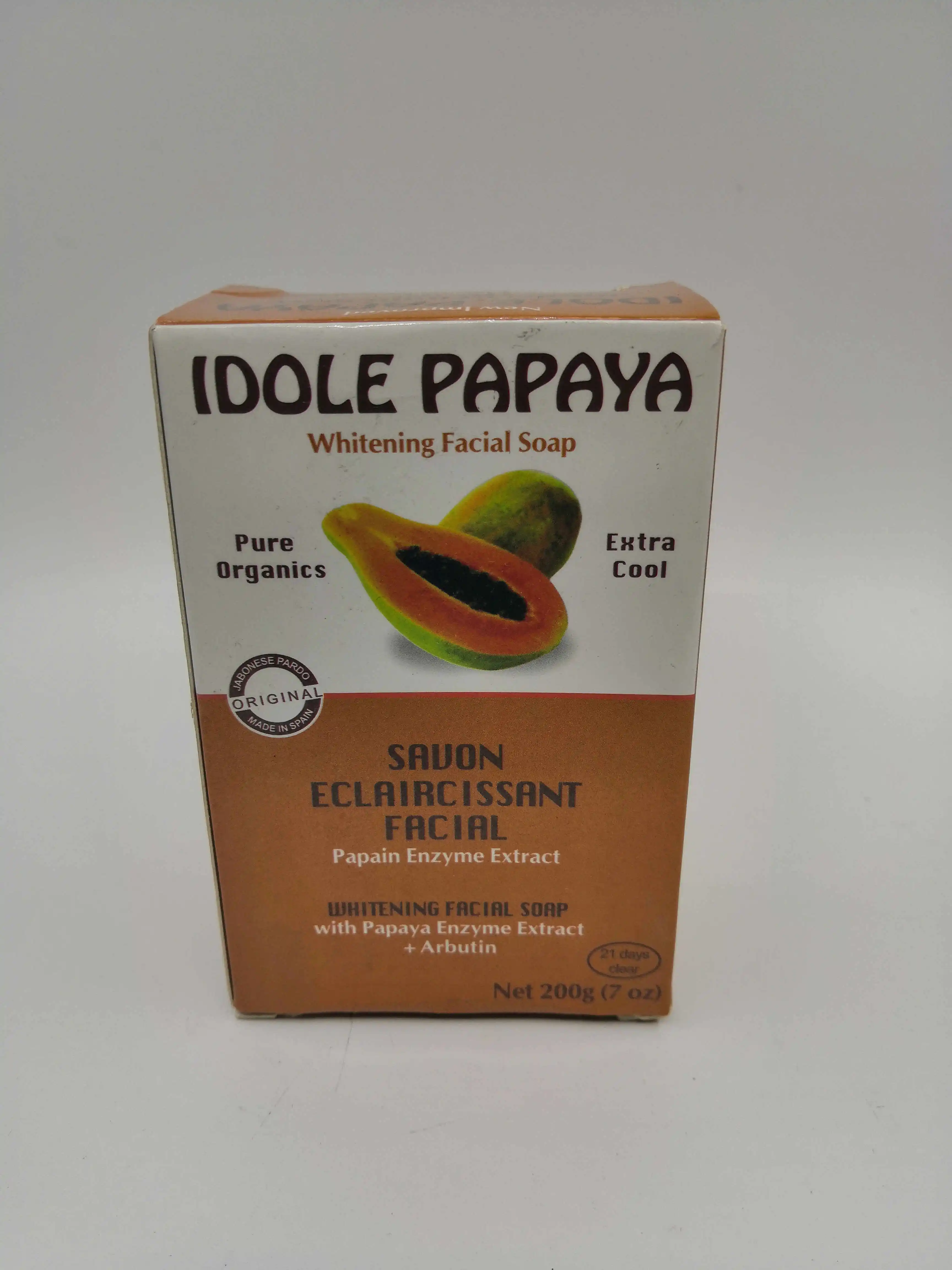 Hot Sell Body Fragrance Olive Oil Idole Papaya Skin Lightening Soap