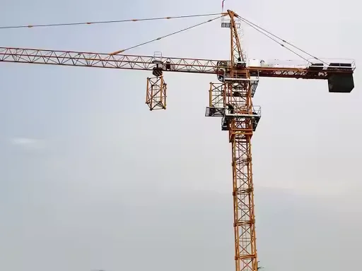 Flat-top Tower Crane 134m Max Height 70m Jib Length R12000-450 R22000-730 With Telescoping Arm And Remote Control Systems