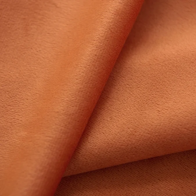JIUANG Textiles Rod Pocket Woven Polyester Velvet Curtains Solid Color Window Curtains for Living Room