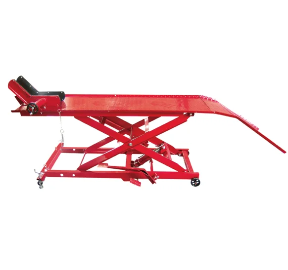 Hot Sale 1000lbs Scissor Pneumatic Motorcycle Lift Table With CE