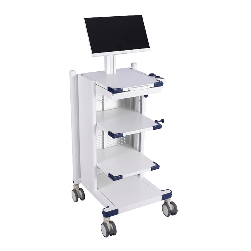 
High Quality Hopspital Equipment Mobile Medical Endoscopy Cart for Olympus Device 
