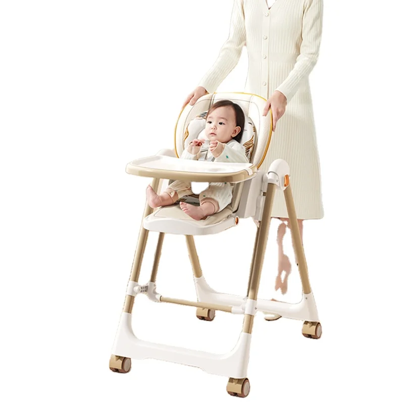 Popular design high chair baby feeding 3 in 1 baby high chair rocking and lying high chair for baby