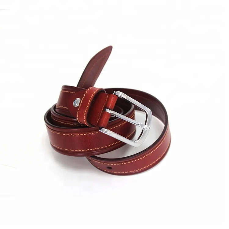 2024 Hot Selling Retro 100% Genuine Leather Belts Cow Leather Strap for Men Vintage Jeans Zinc alloy buckle