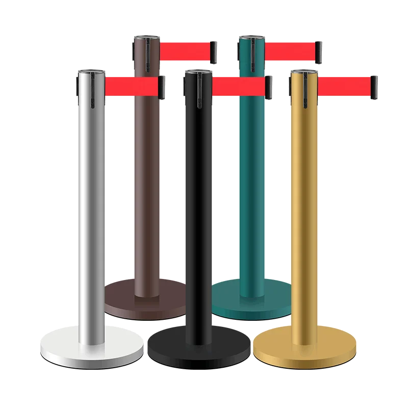 Stainless Sign Frame Floor Stand Retractable Belt Stand Barrier Crowd Bank Queue Line Control Post Queue Barrier