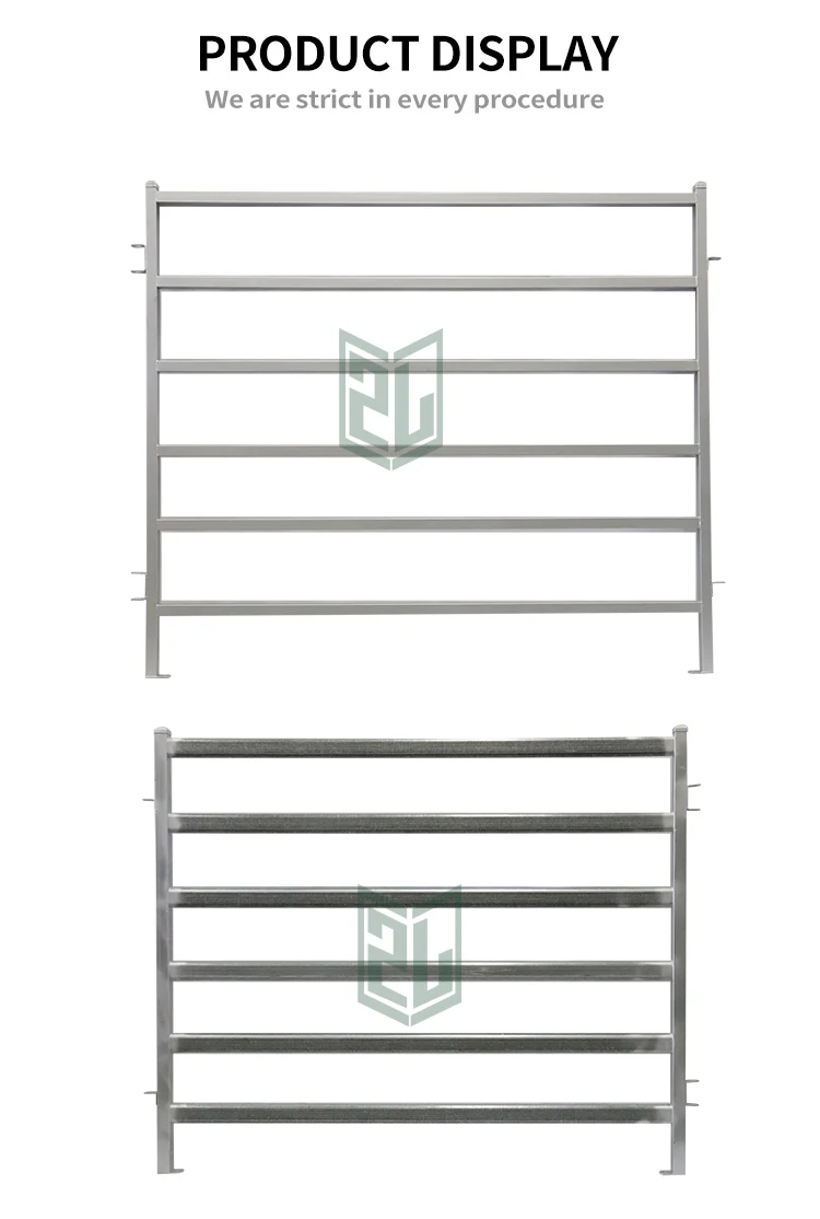 Australian cattle yard panel hot dipped galvanized sheep cow farm livestock round pipe cattle panel for sale