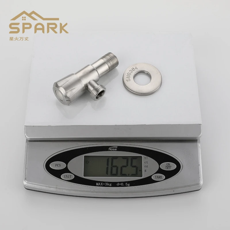 High quality Bathroom Toilet Angle Valve Water Stop China factory direct 304 Stainless steel Angle valve wholesale price