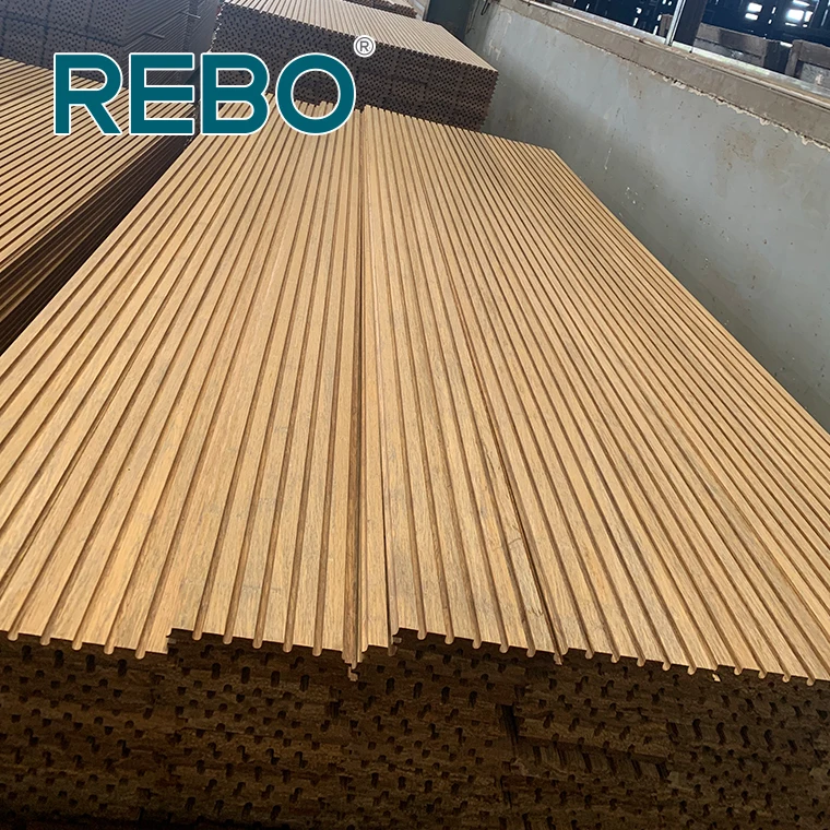 Interior decoration modern bamboo ceiling and wall panels