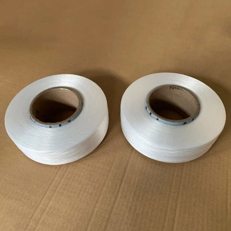 Huahai manufactory high elastic lycra thread for cover yarn stretch fabric AINI AA grade 15D bright bare spandex yarn