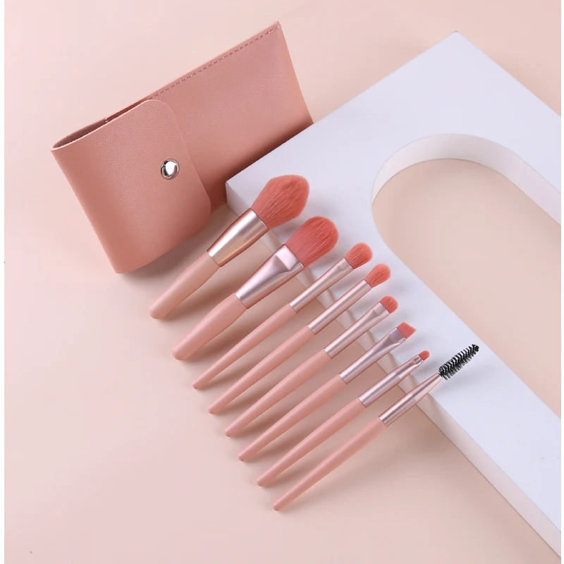 Custom Logo Private Label Free Sample Best Value China Factory Wholesale Price Rts Travel Makeup Brush Set With Bag