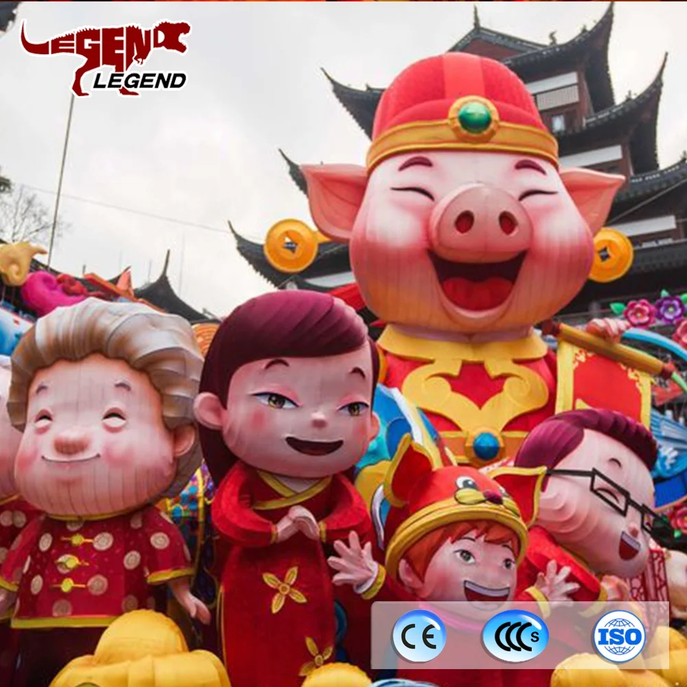 Hanging outdoor garden silk vietnam lantern for decoration