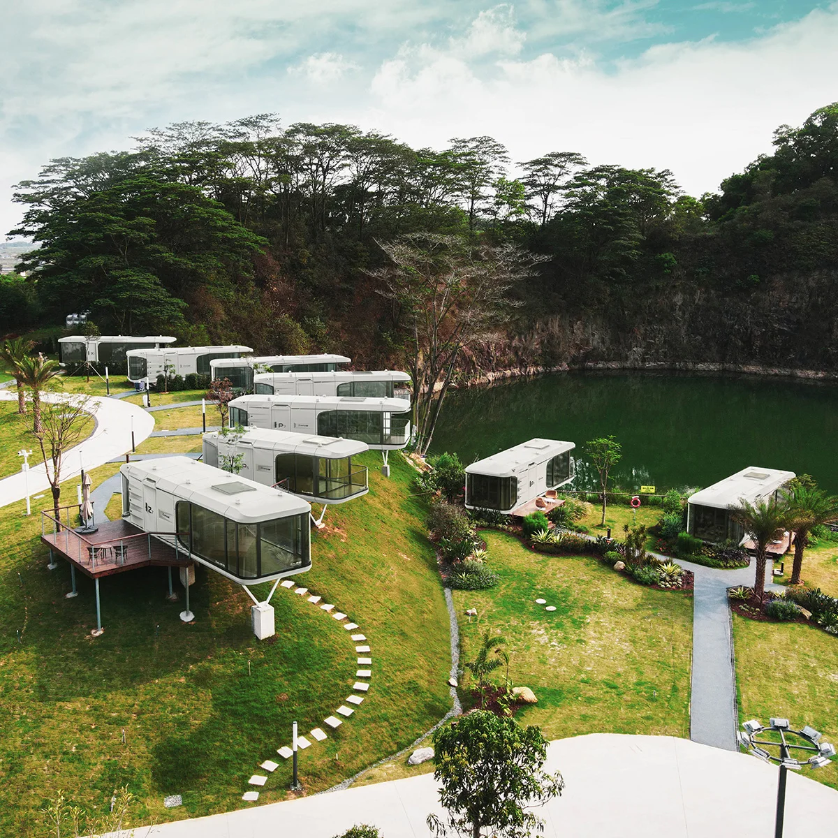 Z7 Smart Mobile Luxury home Duplex Modern Intelligent Voice Control Prefab House