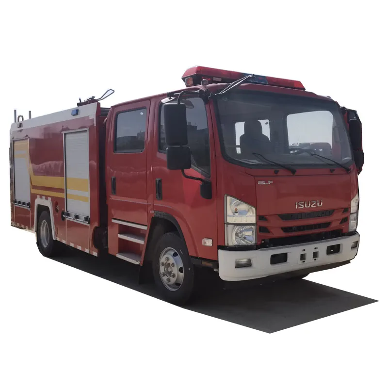 ISUZU Multifunctional fire truck 3 m3 fire truck foam powder rescue truck