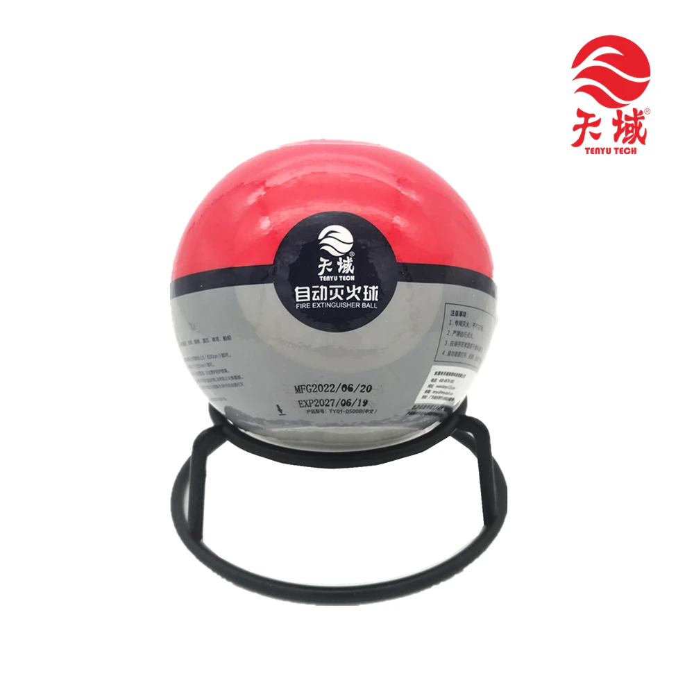 Popular Portable Bracket design 0.5kg Automatic Fireball ABC Dry Powder Fire Ball Extinguisher Ball with CE Approved