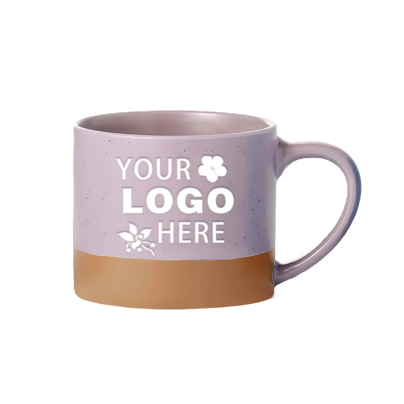 OEM  Popular Custom Custom Two Color black white gift office Ceramic Tea Cup Porcelain Drinkware Mug Cups For Coffee Shop